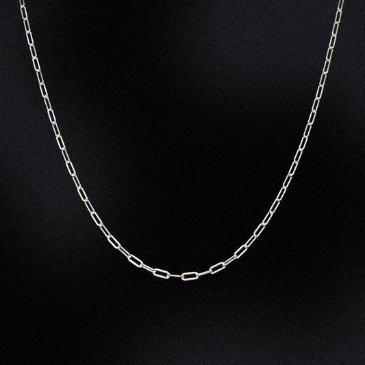 Introducing the ultimate accessory for personalisation: the customisable necklace! Our small paperclip chain offers a delicate and stylish look that will elevate any outfit. But the best part is that you get to choose your own charm!
