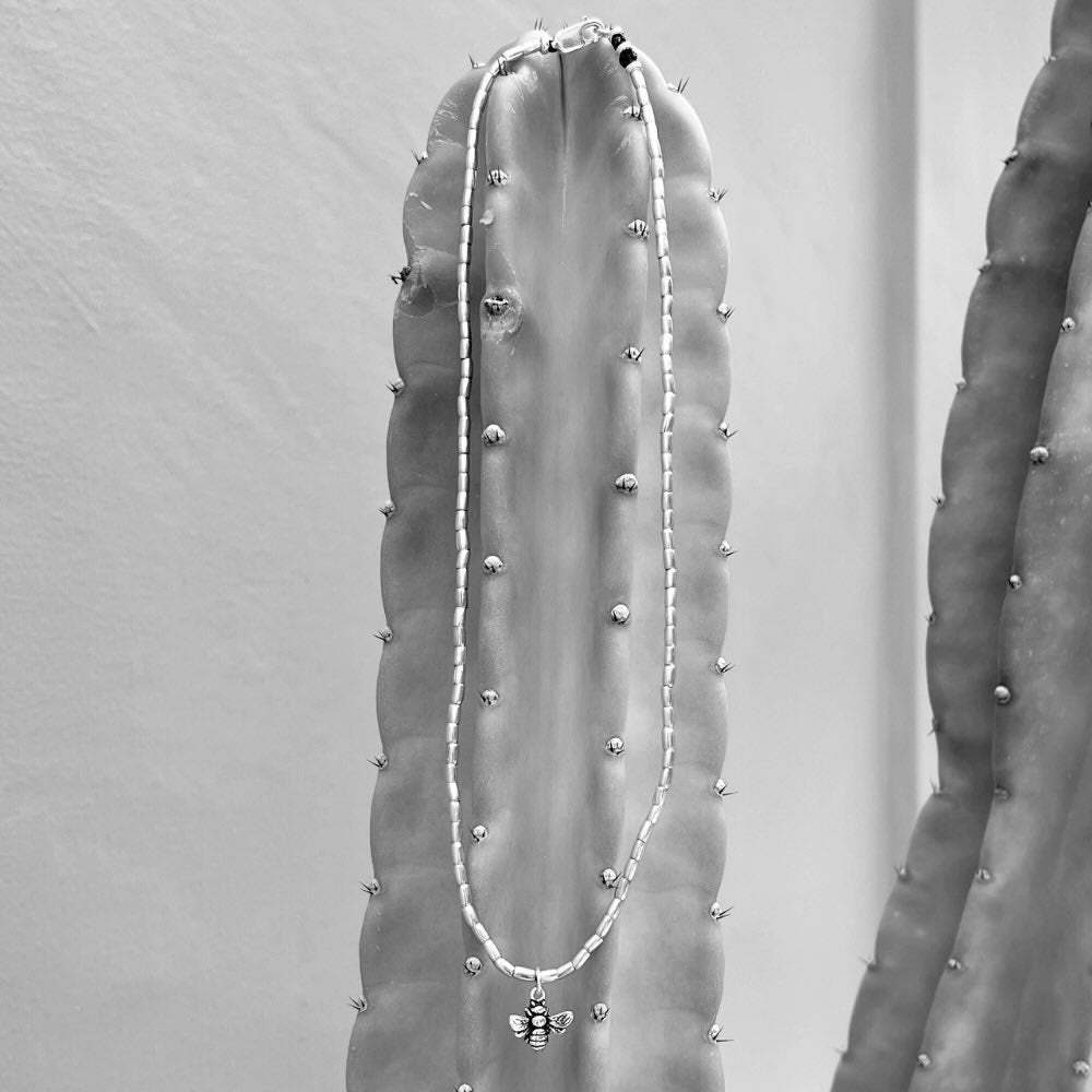 Introducing our latest creation – the customisable necklace made with Hill Tribe silver beads and your choice of charm. This customisable necklace allows you to choose a charm that represents your style. Whether it’s a bee, butterfly, or flowers, we have a range of options for you to choose from.