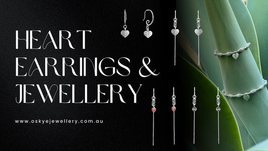 Heart Earrings and Jewellery | Handmade in Australia