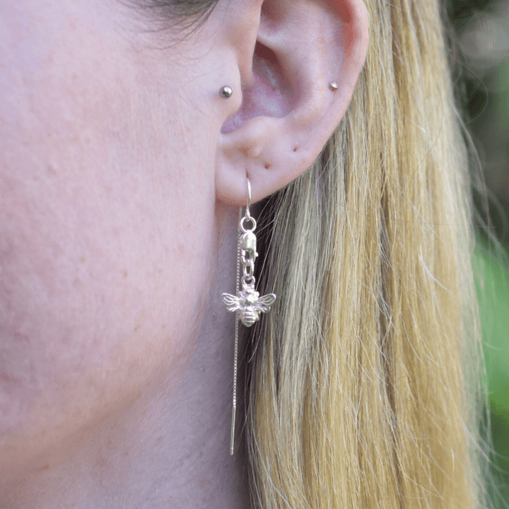 Sterling Silver Threader Earrings – Oskye Jewellery